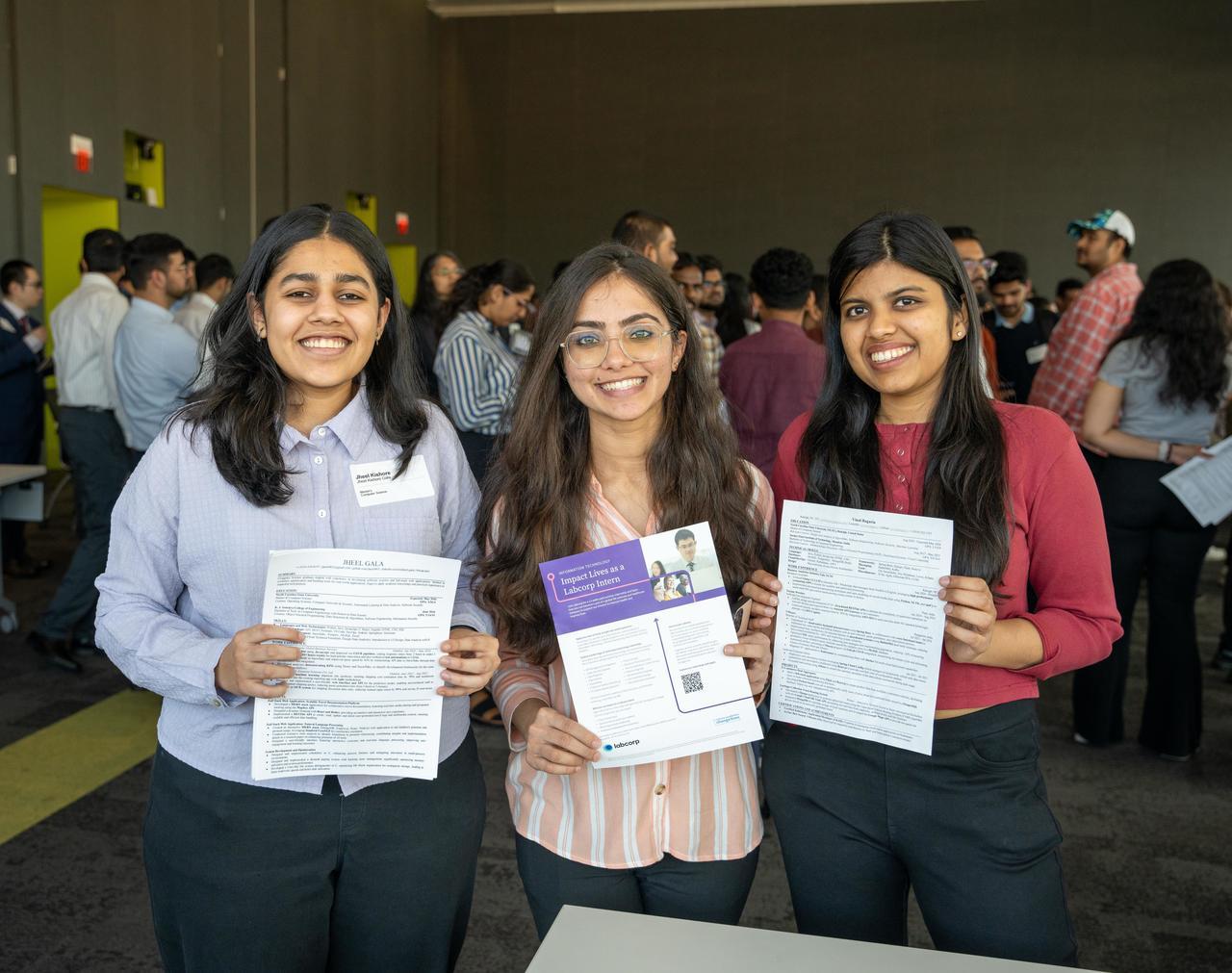 Photo of students at Career Fair