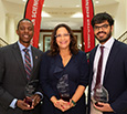 L-R - Jerry Tillman, Claris Castillo-Singh and Neil Shah