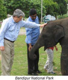 Photo of Dr. Park at Bandipur National Park